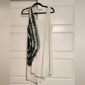 Liberty Black and White High-Low Dress